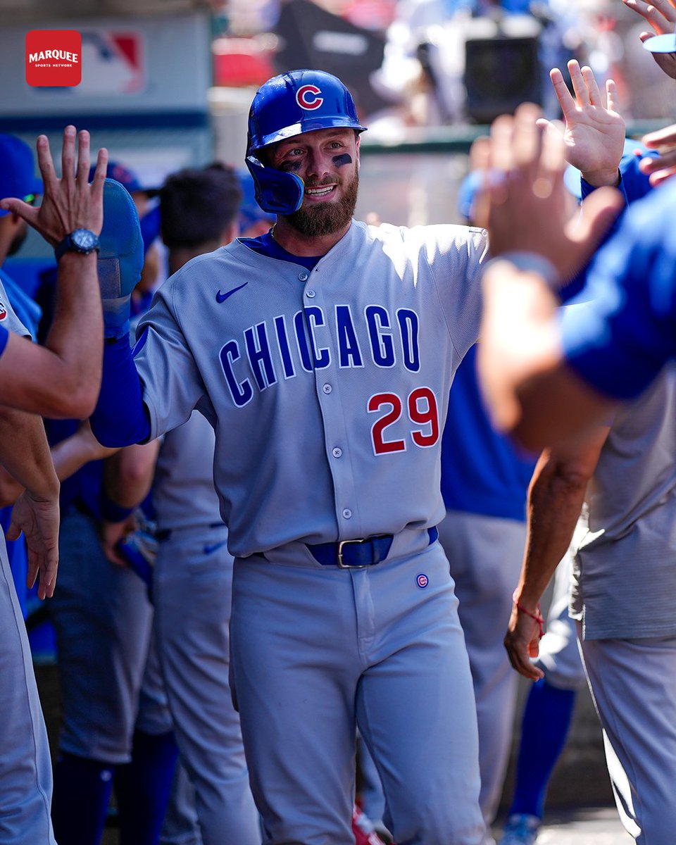 WatchMarquee's tweet photo. Cubs first basemen with 25+ HR in a season, since 1974:

• Michael Busch
• Anthony Rizzo
• Carlos Peña
• Derrek Lee
• Fred McGriff
• Leon Durham