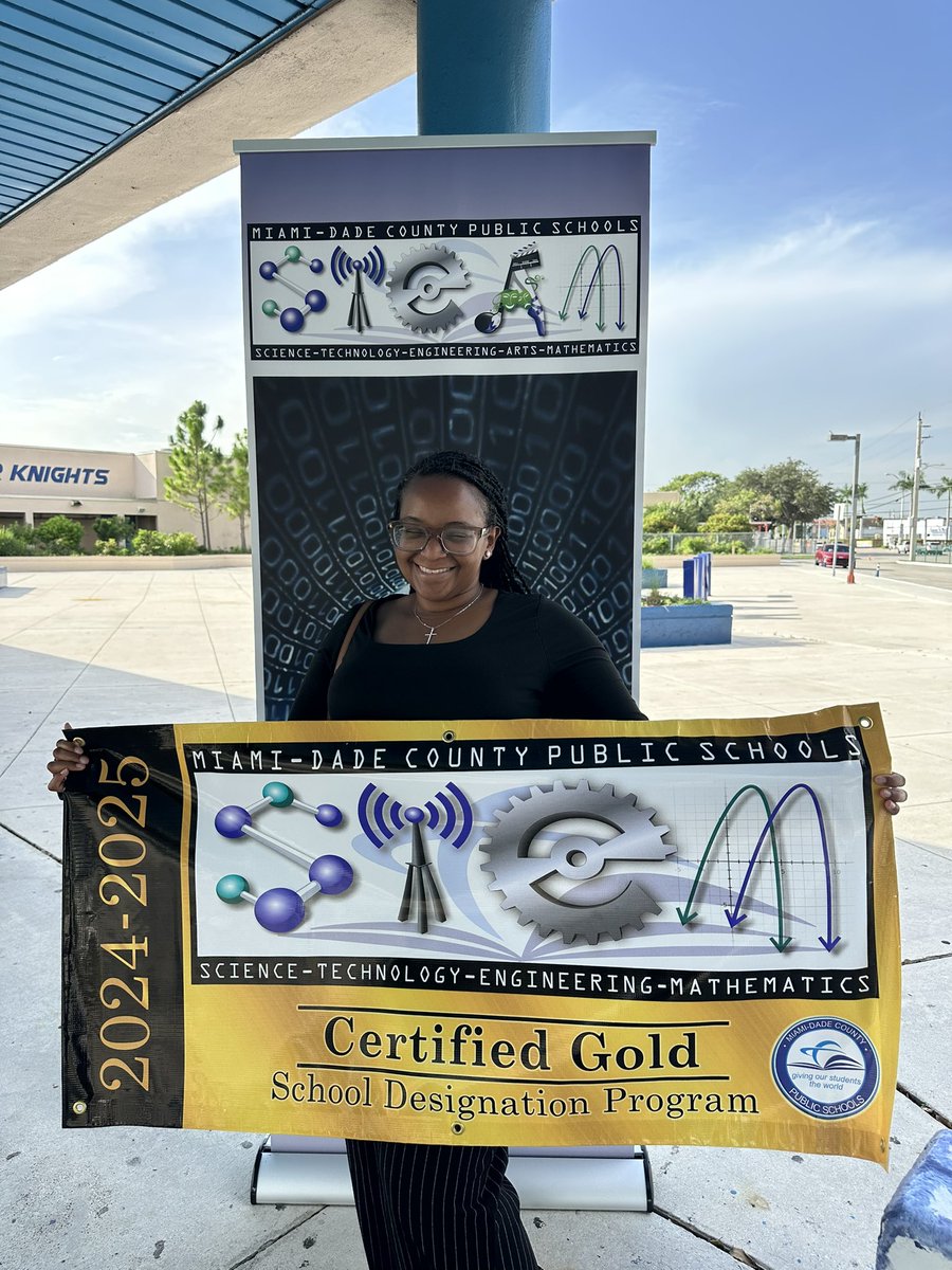 STEAMDesignated's tweet image. Congratulations @HubertSibleyK8 STEM Certified Gold! 🙌🏽 🎉⭐️
@MDCPSSTEAM
#YourBestChoiceMDCPS #MDCPSSTEAM