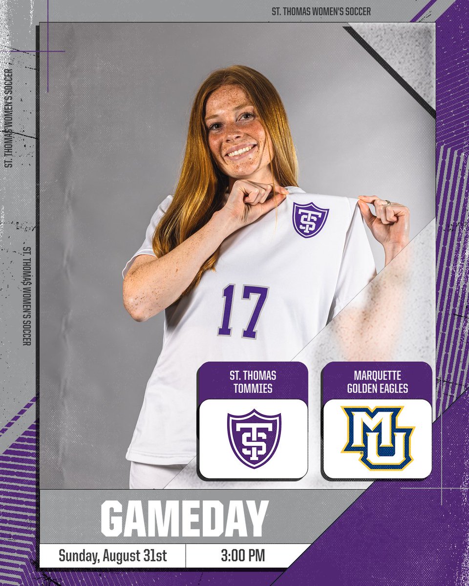 TommieWSoccer's tweet photo. Nothing beats Sunday's at South Field

🆚 Marquette Golden Eagles
⏰ 3:00 p.m. CT
📍 South Field
📺 Summit League Network
📊 https://t.co/ZxH5dQ8JQV

#RollToms https://t.co/XnxTkSBNip