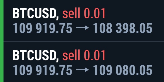 BTCの追撃分の一部がTP到達。
いいポジのゴールはもうちょっと先。我慢。

今月は月初のスランプに始まり母の初盆、愛しい四本足さんの介護＆悲しいお別れで体調もトレードも荒れ荒れでした😭
まだ終わってないけど恐らく月次マイナス😵
でも慌てず丁寧なトレードを心がけます🫡