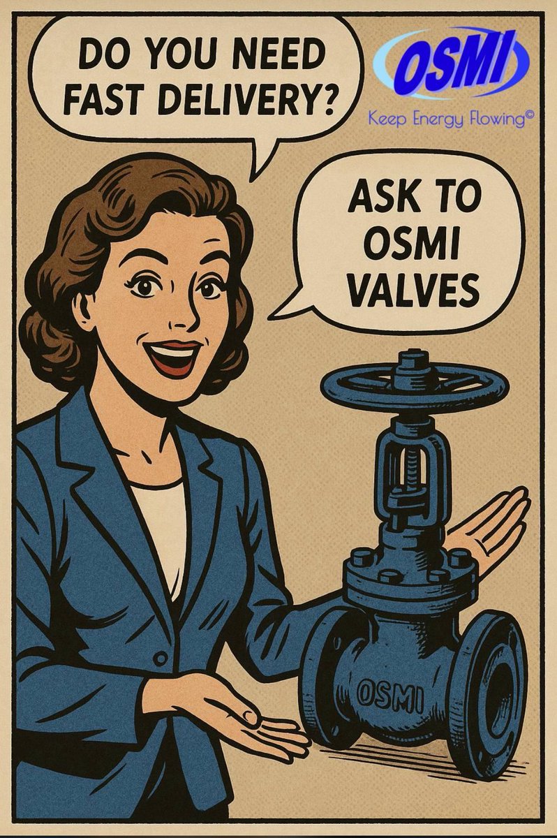 Osmi Valves and Automation.

📩 osmi@osmivalves.com

🏭 Quality products and fast delivery
🛠️ One Stop Shop: Modification and Automation
🔧 High knowledge of valve project specifications
📦 Large Valves Stock range
🔧 Welding
🎨 Painting

📩 osmi@osmivalves.com
