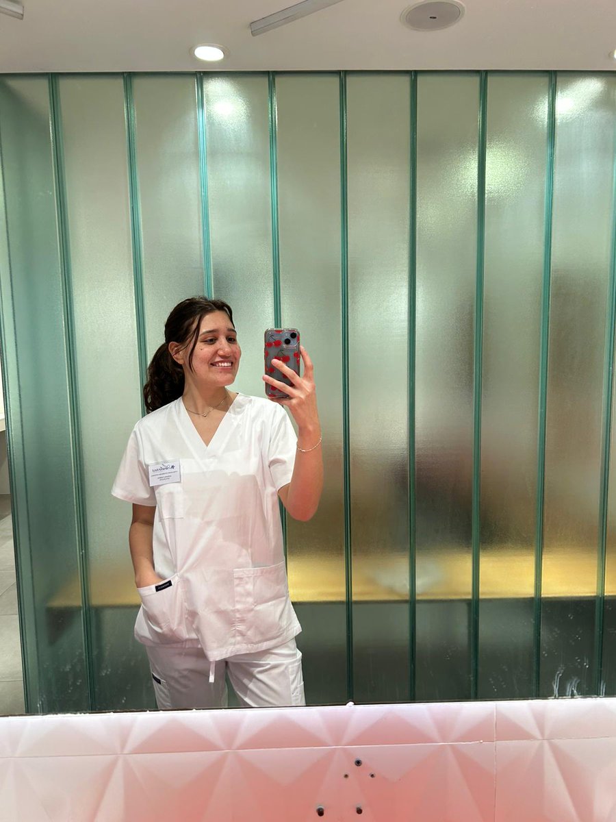 Si algún adulto mayor le toca esta practicante va a ser muy suertudo!! 
Ayyyy que orgullo mi niña!