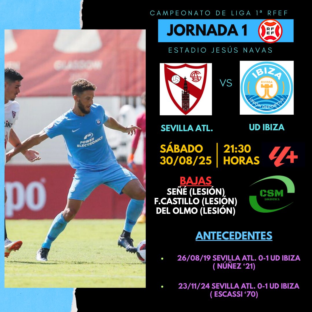 Hoy estrenamos la primera Previa de la temporada con una presentación en la que encontraréis toda la información relevante del encuentro. 

Día, Hora, TV, bajas del Ibiza y los antecedentes en los enfrentamientos históricos que se hayan producido. 

Publicaremos esta infografía