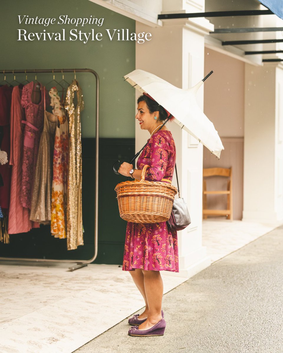 goodwoodrevival's tweet photo. Be sure to visit the #RevivalStyle High Street this year and peruse the shopping lanes where you'll find a curated collection of the best vintage and retro retailers from around the world. Take the opportunity to delve into every corner and find your own special piece of #GoodwoodRevival, whether that's jewellery, accessories or a full polished outfit, there's something for everyone.
Tickets are still available for September 12th-14th via the link below and if you're still looking for this year's style inspiration, head to @goodwoodrevivalstyle.
https://t.co/dFkBnv946w