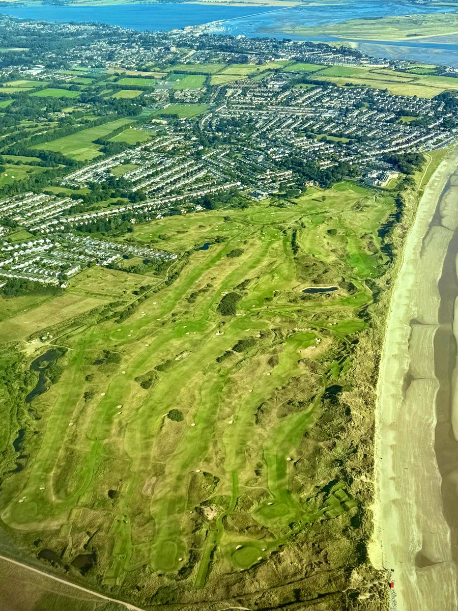 Great photo taken today of the course from the sky looking fresh <a href="/JamesonGolfLink/">Jameson Golf Links</a>