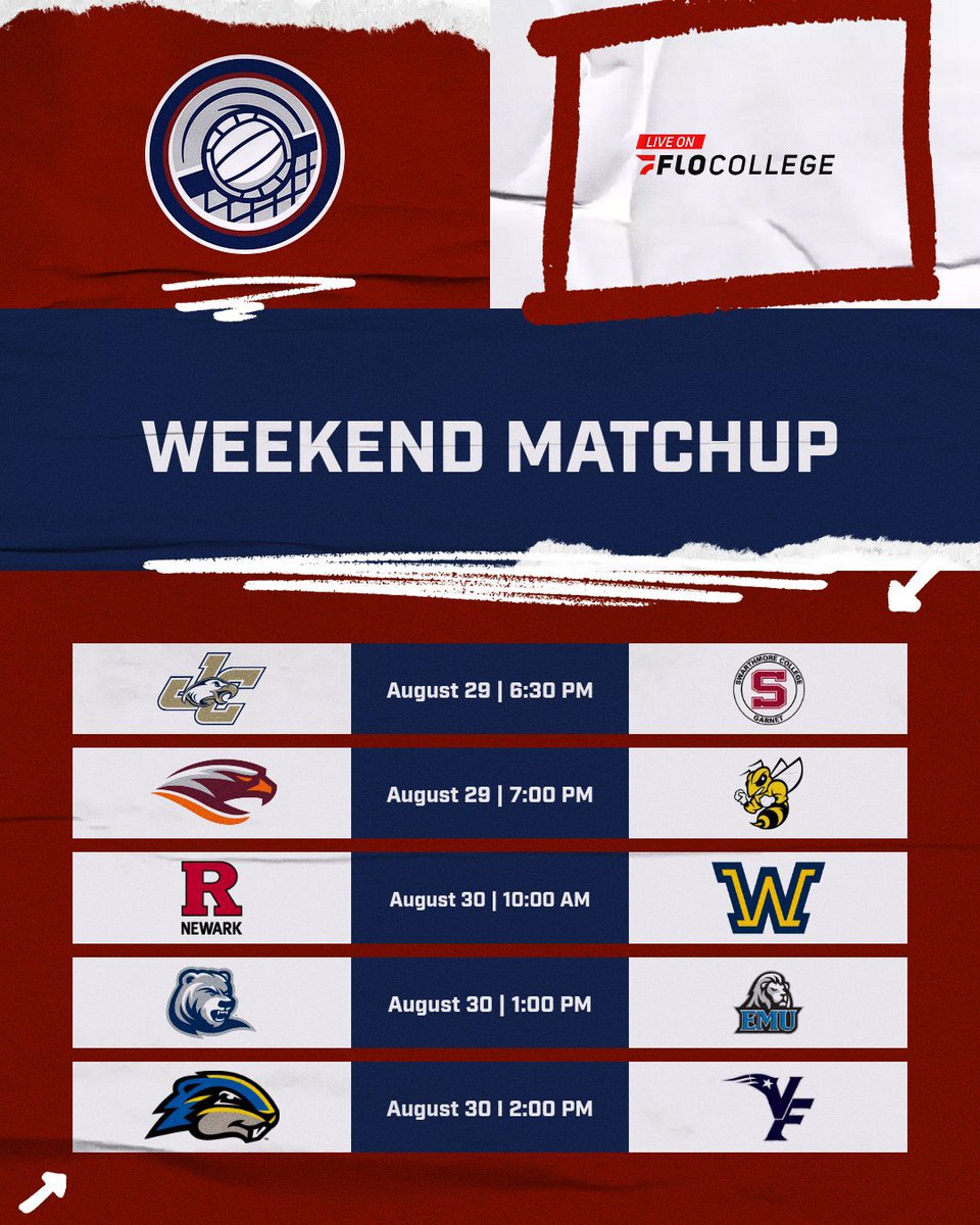 Landmark Conference (@landmarkconf) on Twitter photo The 2025 #LandmarkVB season is here! Check out all of the weekend matchups ⤵️
Weekend Schedule ➡️ tinyurl.com/44dcpubf
Watch on <a href="/FloCollegeVB/">FloCollege | Volleyball</a> ➡️ tinyurl.com/349v6fht
#MakeYourMark The 2025 #LandmarkVB season is here! Check out all of the weekend matchups ⤵️
Weekend Schedule ➡️ tinyurl.com/44dcpubf
Watch on <a href="/FloCollegeVB/">FloCollege | Volleyball</a> ➡️ tinyurl.com/349v6fht
#MakeYourMark