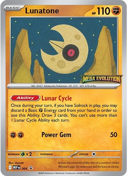 Mega Evolution prerelease promos were just revealed! They will feature Alakazam, Meganium, Inteleon &amp; Lunatone #PokemonTCG