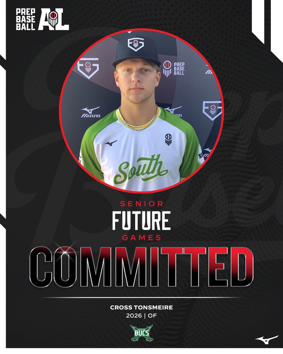 Prep Baseball Alabama (@prepbaseballal) on Twitter photo '26 OF Cross Tonsmeire (@Cross_Tonsmeire; @1RebelBaseball) has committed to <a href="/SheltonStateBB/">Shelton State Baseball</a>.
Tonsmeire is the 6th Alabama member from #TeamSouth to commit from the 2025 Senior Future Games. #PBSFG25
๐ 2026 BOARD: loom.ly/xknUeFE
๐ค PROFILE: tinyurl.com/293tathk '26 OF Cross Tonsmeire (@Cross_Tonsmeire; @1RebelBaseball) has committed to <a href="/SheltonStateBB/">Shelton State Baseball</a>.
Tonsmeire is the 6th Alabama member from #TeamSouth to commit from the 2025 Senior Future Games. #PBSFG25
๐ 2026 BOARD: loom.ly/xknUeFE
๐ค PROFILE: tinyurl.com/293tathk