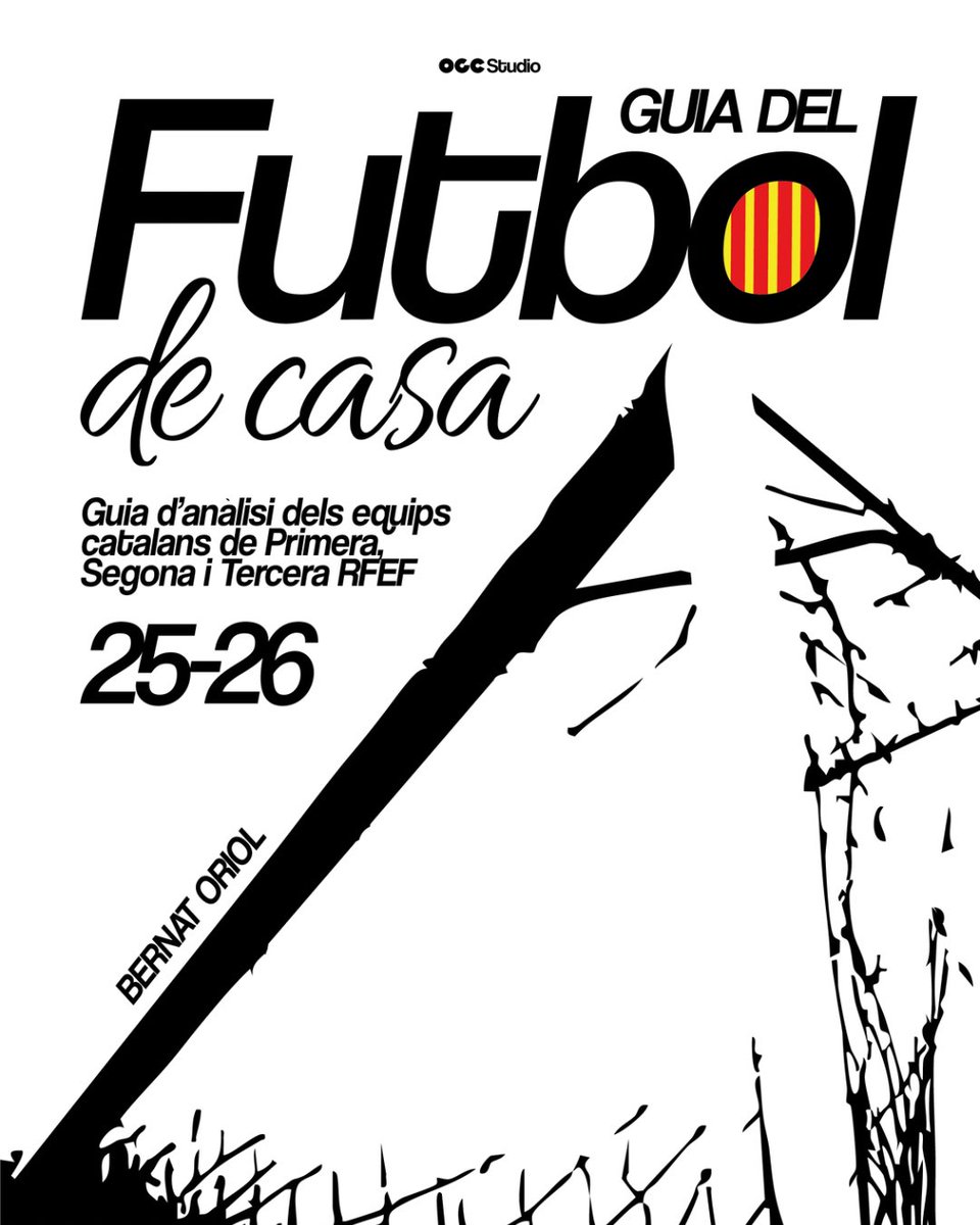 ✍🏻 GUIA DEL FUTBOL DE CASA. 

Ja és vostra la guia d’anàlisi dels equips catalans de la Primera, Segona i Tercera RFEF. 

Un projecte amb molta dedicació i amb la col·laboració de periodistes, caps de premsa, aficionats i apassionats del futbol català.

drive.google.com/file/d/1qm7xgU…