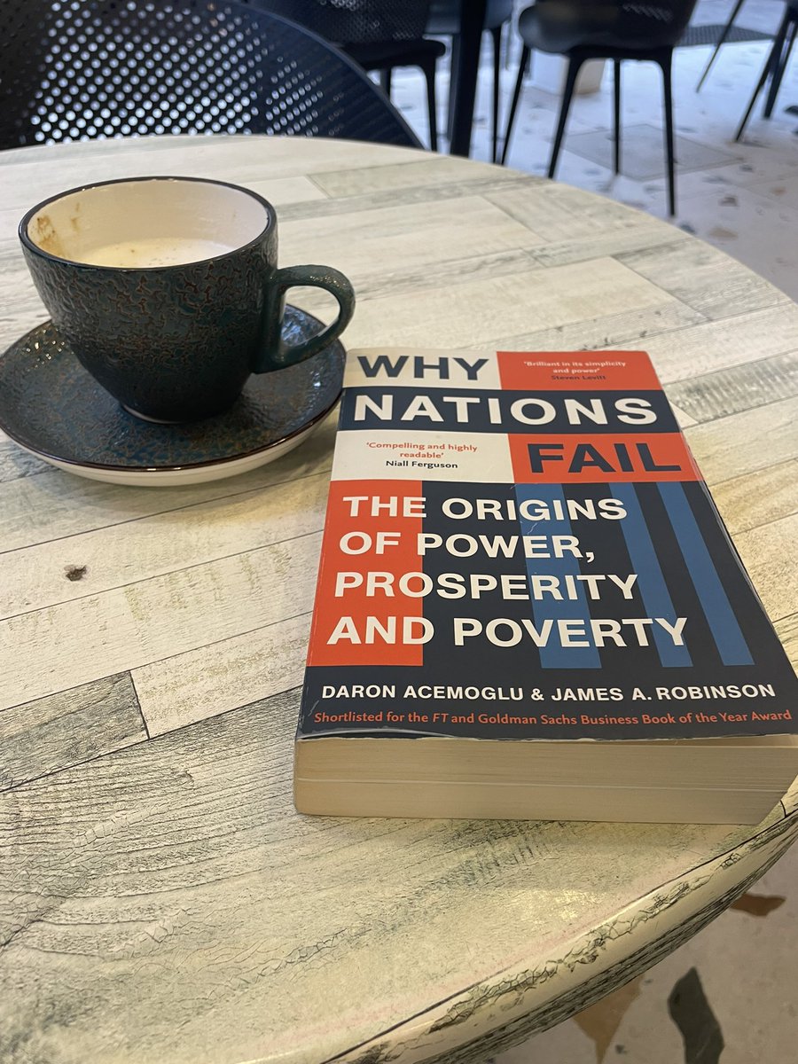 "Why Nations Fail" is a book that has occupied a space on my shelf for nearly ten years, having been purchased in London. Two weeks ago, it piqued my curiosity, prompting me to begin reading it. The book has rekindled my interest in exploring the complexities of nations and
