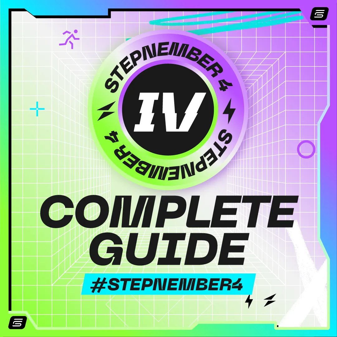 STEPN GO (@stepnofficial) on Twitter photo #STEPNEMBER4 is coming! 🎂
A full month. 4 themed capsules. 12 wild Sneaker skins. 🔥
Each week, you’ll complete different in-app challenges in STEPN and STEPN GO to collect Sneakers that honor crypto’s highs, lows, memes and more.
Here’s everything you need to know, week by #STEPNEMBER4 is coming! 🎂
A full month. 4 themed capsules. 12 wild Sneaker skins. 🔥
Each week, you’ll complete different in-app challenges in STEPN and STEPN GO to collect Sneakers that honor crypto’s highs, lows, memes and more.
Here’s everything you need to know, week by