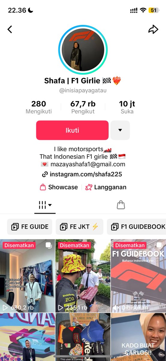 MattMurdox's tweet image. Buat yg nanya dia siapa, dia itu tiktoker yg suka share konten tentang F1

Dia ngomong gitu lagi nonton F1 di belanda