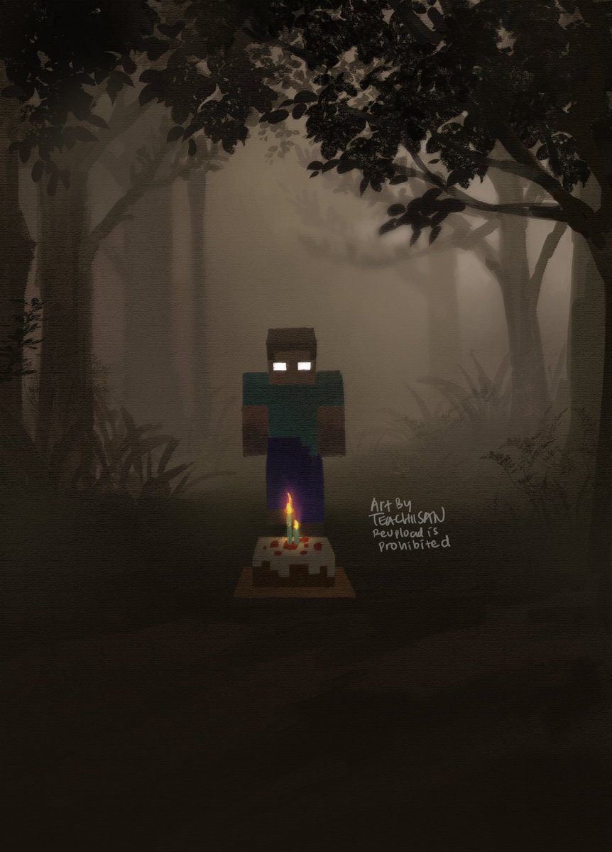 [30/08] Happy 15th Anniversary #Minecraft #Herobrine