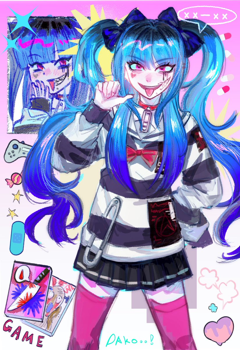 🎀🔪🩸🎮

 #ハンドラ #hundred_line  #飴宮怠美 #ハンドレッドライン