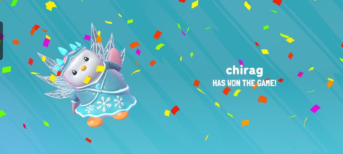chiragweb3's tweet image. Pudgy Party @PlayPudgyParty is here, just won my first match against 19 other penguins 😀. 
Fun to play @pudgypenguins

 Here is my referral if anyone wants to try
pudgy.sng.link/E1hgi/ihhg2/cn…