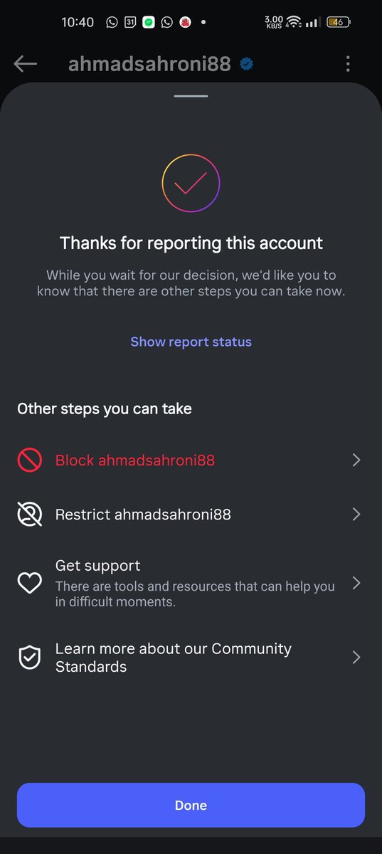 dah ga ketahan gemesnya, ampe gua report nih akun