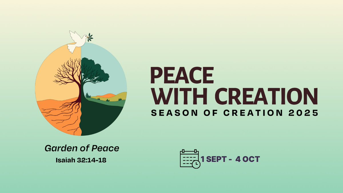 The Season of Creation begins today and runs until the October 4. This year’s theme is “Peace with Creation”. Learn more at resurrectionists.ca and start planning how you can live in Peace with Creation!

#SOC2025 #PeaceWithCreation #resurrectionists
