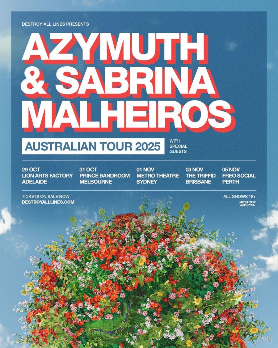 Jazz_Chill's tweet image. The samba doido kings + the nu-bossa queen!
 Azymuth &amp;amp; Sabrina Malheiros bring the Brazilian heat to Australia this Oct/Nov 🌴🔥🎶 Performing music from Marca Passo, Equilibria, &amp;amp; Azymuth classics. 
#Azymuth #SabrinaMalheiros #BrazilianJazz #NuBossa