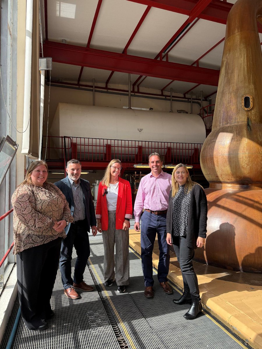 Great to welcome <a href="/mgoldenmsp/">Maurice Golden</a> to <a href="/Glendronach/">The Glendronach</a> Distillery in his constituency, North East Scotland, and hear more about their investment ahead of marking their 200th anniversary next year - a great asset to the community and the industry, demonstrating that #WhiskyMakesScotland 🥃