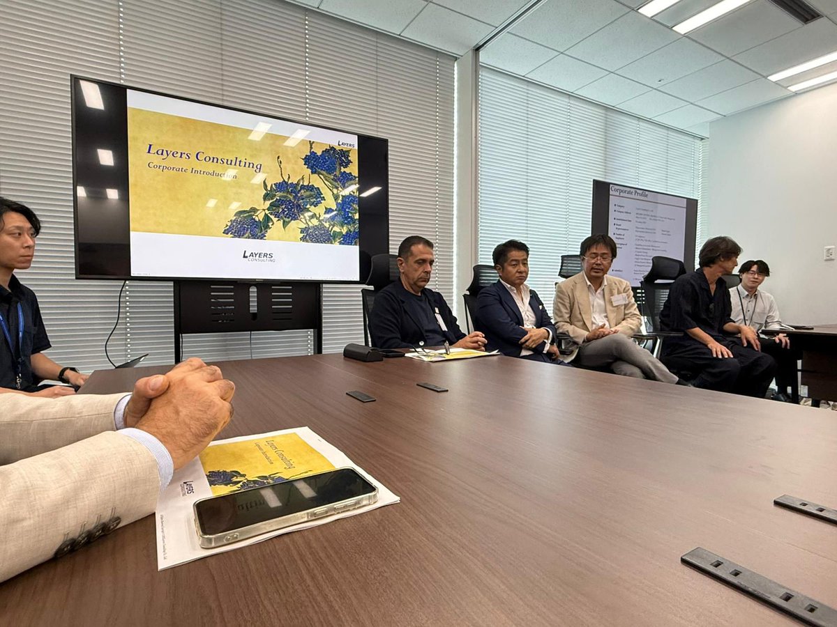 Oggi a Tokyo, B2B presso le aziende: 
•⁠  ⁠Nomad Tokyo Consulting
•⁠  ⁠Layers Consulting 

<a href="/ItalyExpo2025/">Italy Expo 2025 Osaka</a>