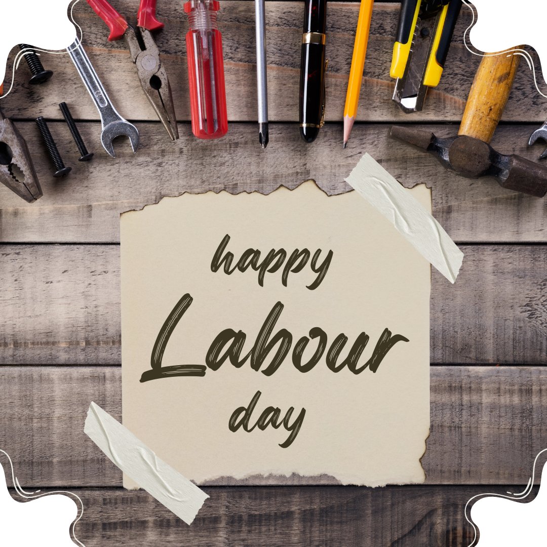 Happy Labour Day! Today we celebrate the hard work, dedication, and resilience of workers everywhere. Whether you’re hustling behind the scenes or leading from the front, your efforts make a difference every single day. #LabourDay #ThankYouWorkers #CelebrateHardWork
