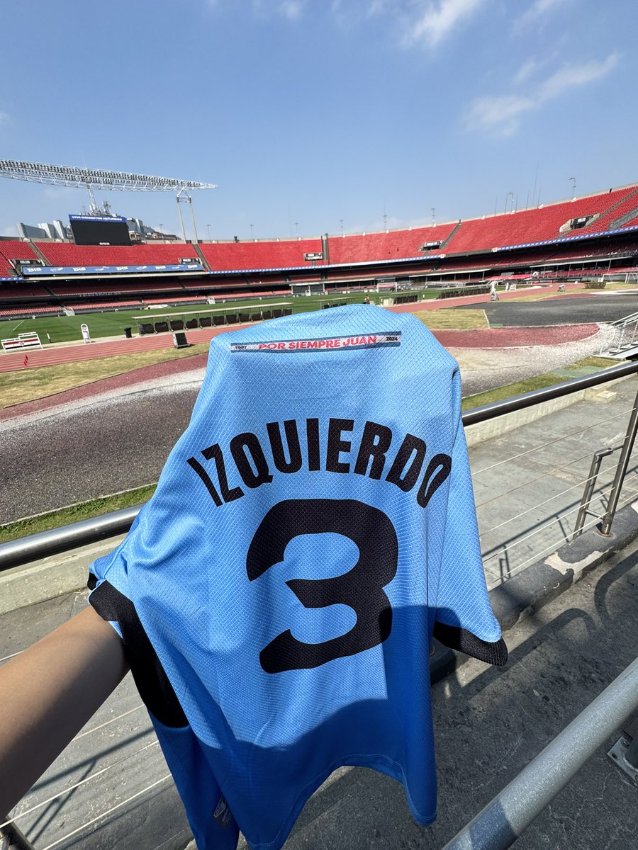 Comprei a camisa em homenagem à Juan Izquierdo! 

SPFC anunciou que os royalties vão para a família do jogador! Pequena, porém simbólica homenagem!

Marcante pela história que o clube tem com o Uruguai e eu estava no estádio no ano passado 😢

“Por siempre Juan”