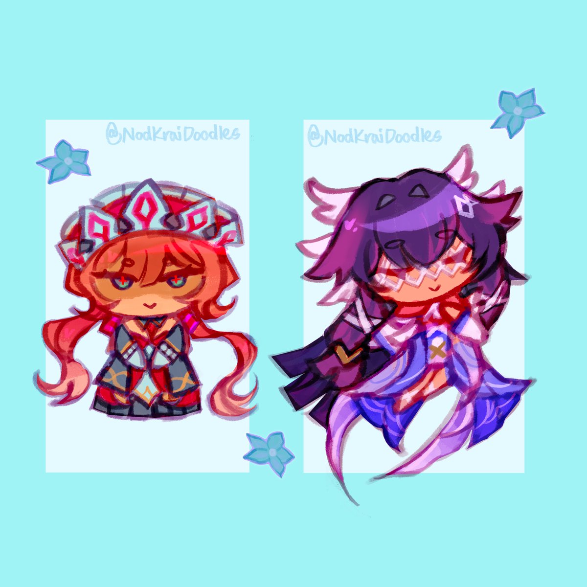 HELLO EVERYONE WELCOME TO NOD KRAI DOODLES !!!!!  #GenshinImpact #NodKrai #promotwt

account dedicated to drawings of the nod krai cast from #原神 。 
♡+⟳  appreciated !