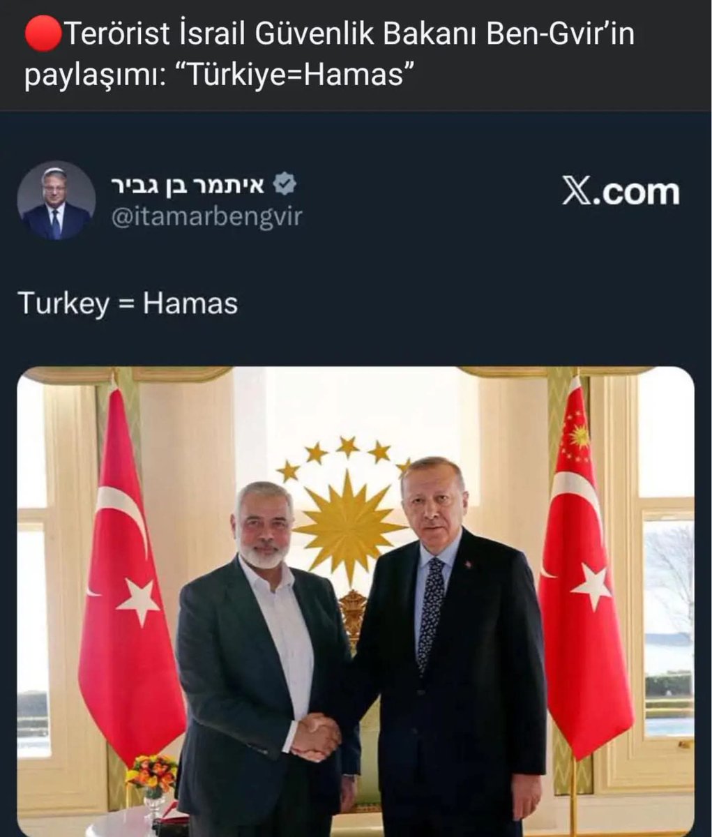 “Bebek katili, soykırımcı İşgail’in canilerinden biri ‘Hamas=Türkiye’ diyerek bize alenen saldırmış.
Yakında ihtişamlı ve kahredici bir cevap alacaklar! Göreceksiniz, katliamlarının karşılığını en acı şekilde ödeyecekler!”