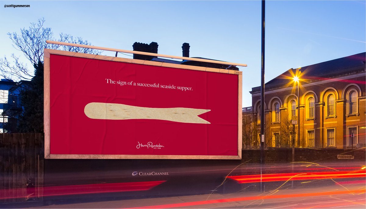 One Minute Brief of the Day: Create posters to advertise your local #ChipShops to celebrate the return of
<a href="/TheDrum/">The Drum</a>'s Chip Shop Awards!! <a href="/HarryRamsdensUK/">Harry Ramsden's</a> <a href="/OneMinuteBriefs/">One Minute Briefs ⏱️</a>