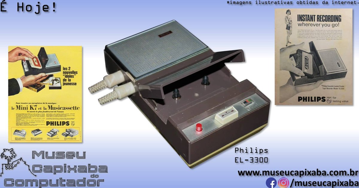 museucapixaba's tweet photo. É hoje! A fita cassete K7 de 1963.
+em https://t.co/soWYTYmFDR
#MuseuCapixaba #mcc #éhoje #museu #tecnologia #retro #geek #OnThisDay #Philips #LouOttens #CompactCassette #FitaCassete #Walkman #BerlinRadioShow #SonyWalkman #ReelTape #ReeltoReel #AppleiPod #HIFI #CUTS #KCS https://t.co/quZQq6n7bC