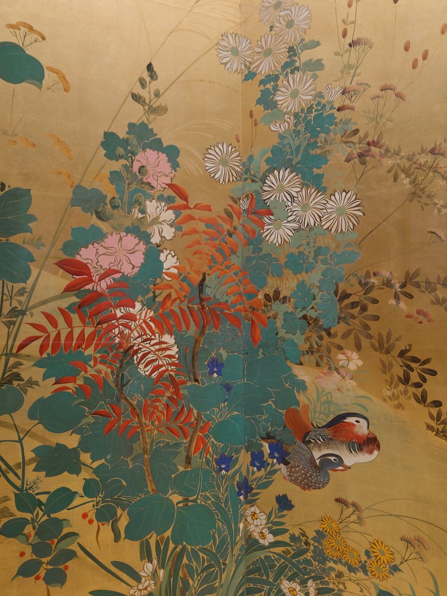 ayaneshika46's tweet image. 山種美術館『江戸の人気絵師 夢の競演』展。所蔵する浮世絵コレクションを全点公開するという素敵な展覧会。特に歌川広重「東海道五拾三次」にじっくりと見入る鑑賞者が多いようでした。江戸絵画の名品、鈴木其一「四季花鳥図」のみ撮影可。
#山種美術館 
#江戸の人気絵師展