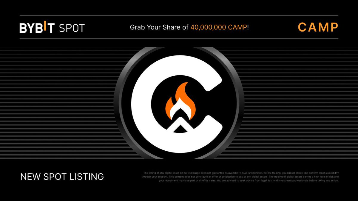 CryptoProstir's tweet photo. 🚨 Free Crypto Alert! 🚨
Sign up NOW &amp; grab 2,000 $CAMP tokens (=$200 USDT) instantly 🔥
No catch. Just register 👉 https://t.co/zAF12PQlN9

Be early. Be smart. Be CAMP 🏕️💰

#Crypto #Airdrop #Bybit #CAMPtoken #PassiveIncome #FreeCrypto #Giveaway #USDT #BTC #ETH #SOL #DOGE https://t.co/UQZAe7FBke