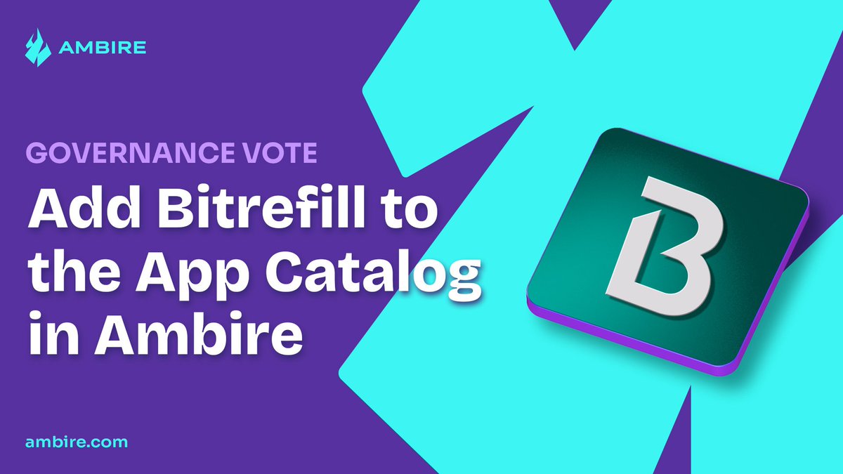 Here's the deal: 

- Ambire adds <a href="/bitrefill/">Bitrefill</a> to App catalog
- Ambire users get 20% cashback on the first order paid with @AmbireWallet 

Read more below and discuss until 5th September 💭