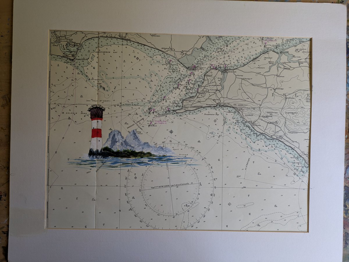 LincolnMapLady (@lincolnmaplady) on Twitter photo The Needles #Lighthouse off the coast of the #IsleOfWight painted on an original 1962 #Nautical chart. It will have a blue mount as the others in this range do which can be found online at original-art-prints.sumupstore.com/category/nauti…
#ElevensesHour #LincsConnect #MHHSBD #Sailing #GiftIdeas #Upcycle The Needles #Lighthouse off the coast of the #IsleOfWight painted on an original 1962 #Nautical chart. It will have a blue mount as the others in this range do which can be found online at original-art-prints.sumupstore.com/category/nauti…
#ElevensesHour #LincsConnect #MHHSBD #Sailing #GiftIdeas #Upcycle