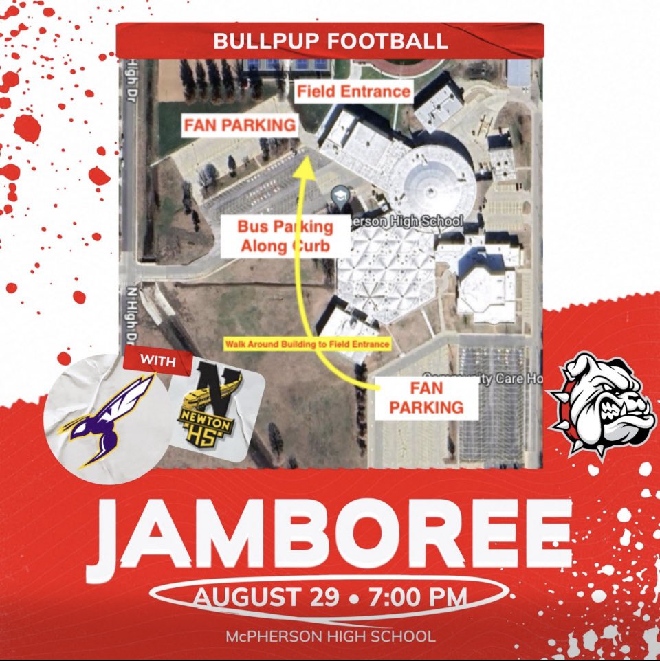 BullpupBooster's tweet photo. 🎉 The Booster Club will be firing up the grill with hot dogs, hamburgers, and brats tonight!  Bring your family, friends, and your school spirit – let’s pack the stands and cheer on our JV &amp; V 🏈 Bullpups as they take on Newton and Valley Center  ❤️🐾 https://t.co/h1JUgyKvOf