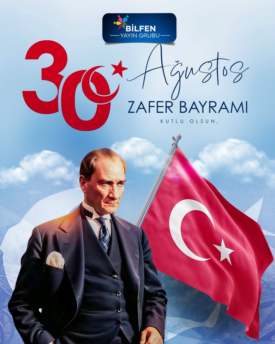 30 Ağustos Zafer Bayramı Kutlu Olsun.

#30AğustosZaferBayramı #30AğustosZaferi