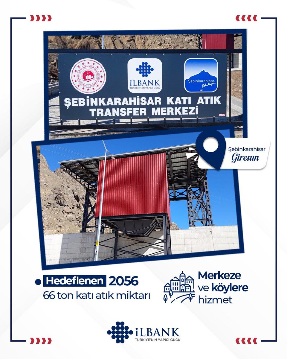 ♻️ Temiz ve Sürdürülebilir Şehirler İçin Çalışıyoruz 🌱

#Giresun Şebinkarahisar Atık Transfer İstasyonumuz ile:

🚛 Günlük ortalama 26 ton atığı düzenli depolama sahasına güvenli bir şekilde transfer ediyoruz.

🏘️ İlçe merkezi ve köylerde çevre kirliliğinin önlenmesine katkı