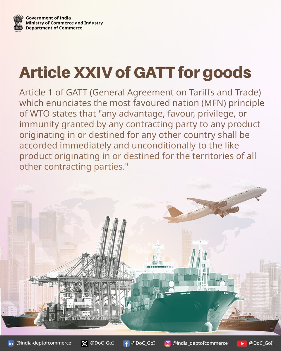 DoC_GoI's tweet image. What is the relationship between Multilateralism (WTO) and FTAs?
Learn about it here!

#DoC_GoI #WTO #TradeAgreements