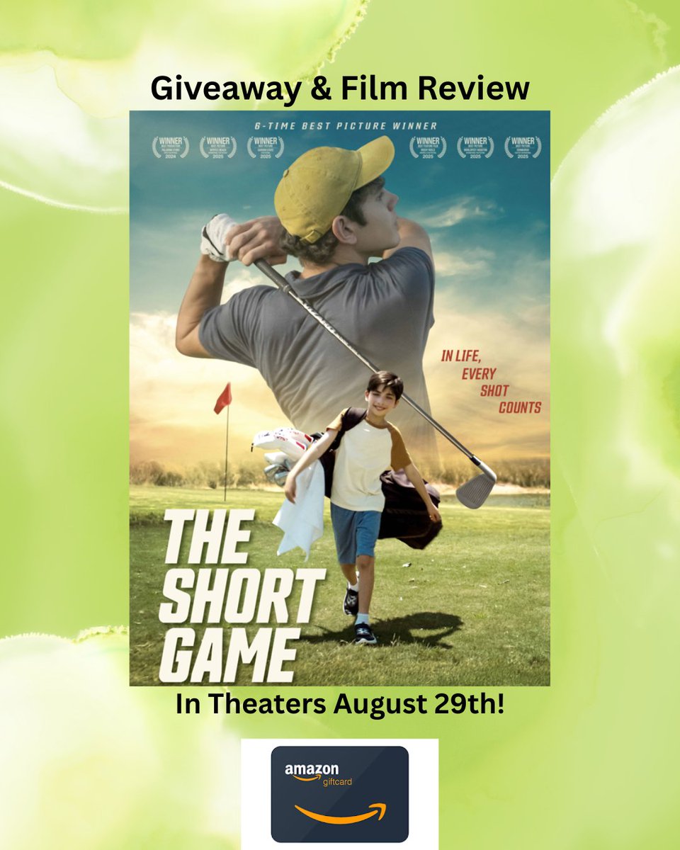 CEHartAuthor's tweet image. #Giveaway &amp;amp; Review:
THE SHORT GAME Film
Jeremy is forced to make a life-altering decision, finally realizing his own personal dreams or standing by his brother. #MomentumInfluencerNetwork #TheShortGameMIN #TSG @TheShortGameMovie 

ENTER to win $10 AMZ:
coverloverbookreview.blogspot.com/2025/08/the-sh…