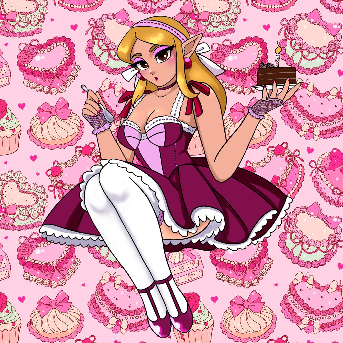 ArterribleK's tweet photo. My birthday today!
As every year I like to do a picture for me 💕

#birthday #princess #cute #oc #originalcharacter #elf https://t.co/PYOc7J7mEv