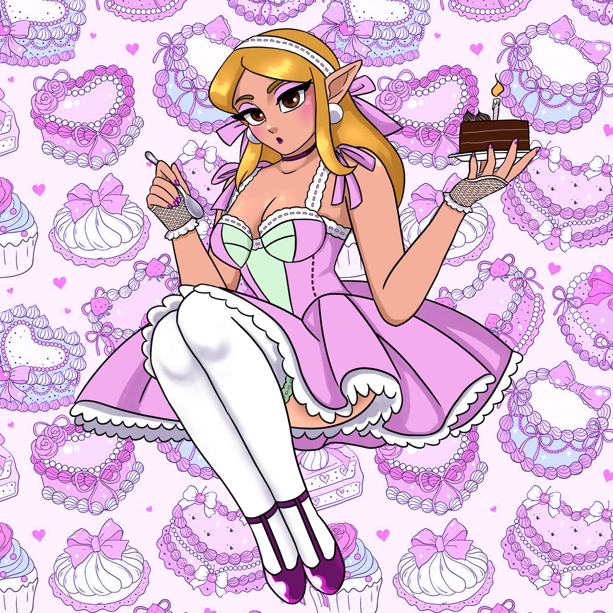 ArterribleK's tweet photo. My birthday today!
As every year I like to do a picture for me 💕

#birthday #princess #cute #oc #originalcharacter #elf https://t.co/PYOc7J7mEv