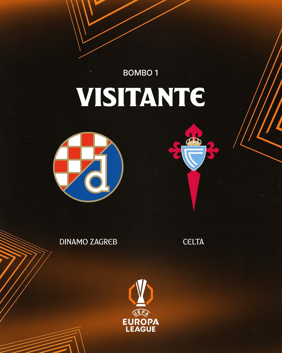 RC Celta (@rccelta) on Twitter photo ๐๐๐๐๐ ๐๐๐๐
๐๐๐๐๐๐ โ
๐ <a href="/gnkdinamo/">GNK Dinamo</a> โ๏ธ
#UELDraw ๐ช๐บ #EuroCelta ๐๐๐๐๐ ๐๐๐๐
๐๐๐๐๐๐ โ
๐ <a href="/gnkdinamo/">GNK Dinamo</a> โ๏ธ
#UELDraw ๐ช๐บ #EuroCelta