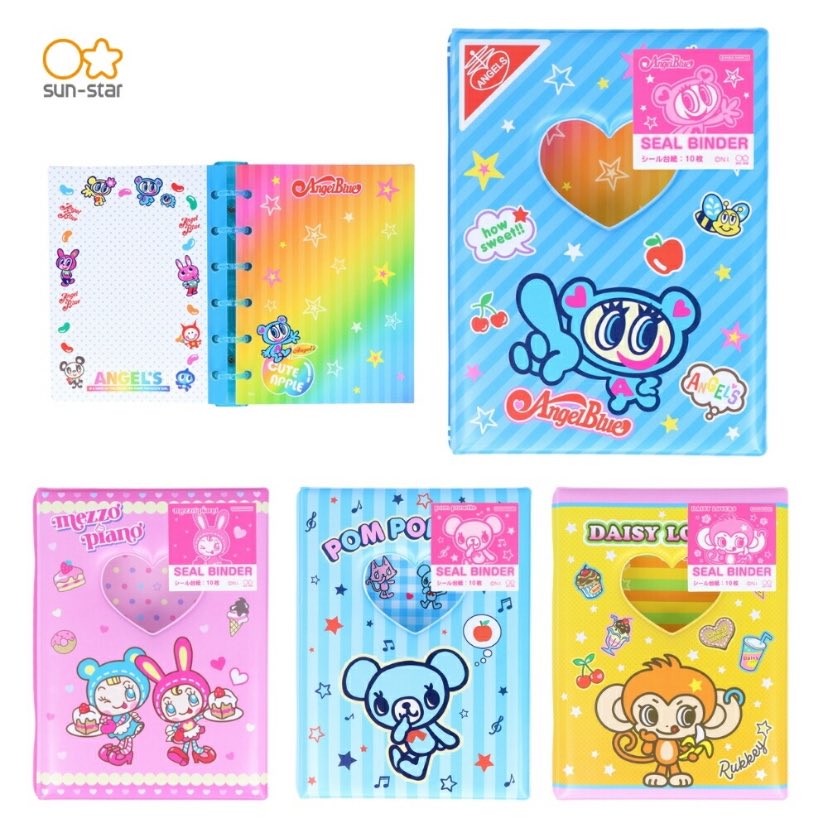 ナルミヤキャラクターズのシール手帳🥹✨ エンジェルブルーや