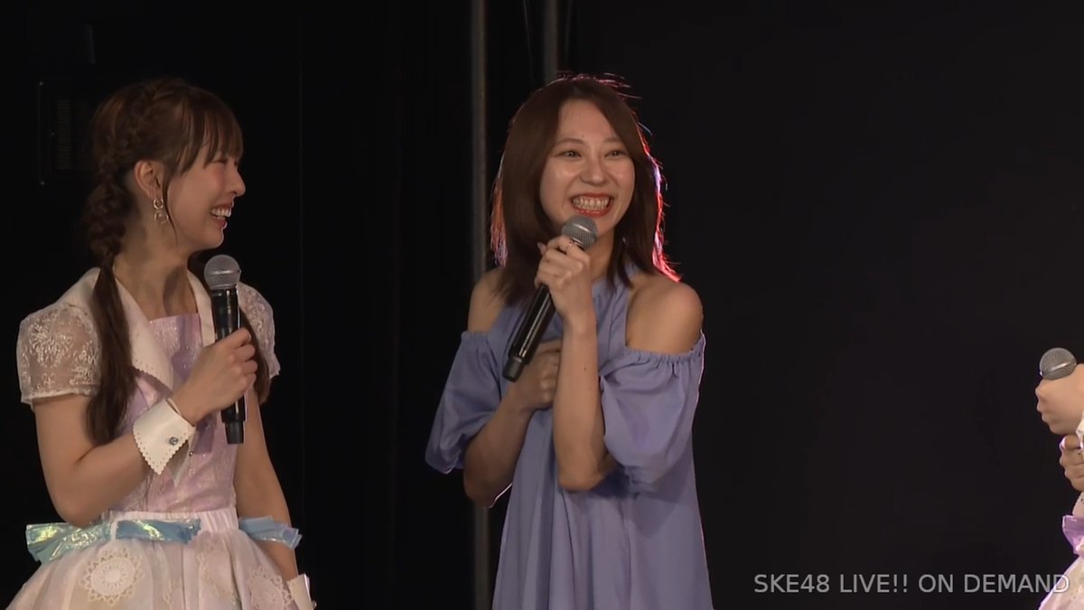 最後の曲の振りVにゆづきいたから踊ってく？という提案
#日高優月 
#SKE48 #僕の太陽 
#中野愛理卒業公演