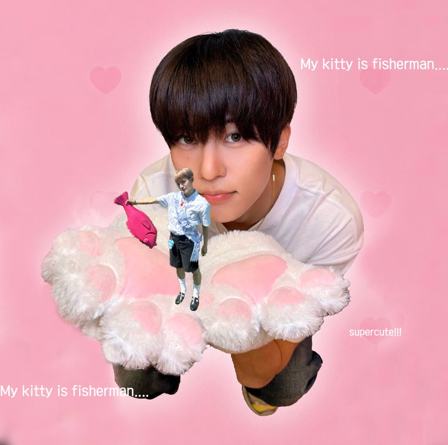 My kitty is fisherman....