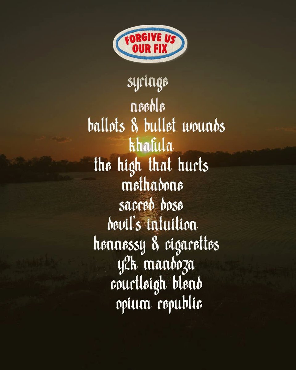 NEW MUSIC💉

FORGIVE US OUR FIX, by @DamuKijana 
OUT NOW AVAILABLE EVERYWHERE

too.fm/rj5lqqg