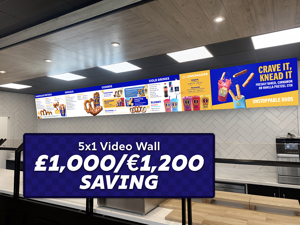 Allsee Technologies (@allseetech) on Twitter photo Digital Menu Boards are a staple in #digitalsignage, but our LCD Video Walls take it to the next level. 🙌
With a price reduction of £200/€240 per 46” display, this is the most affordable solution on the market. 💸
Get in touch before it’s gone 📩 info@allsee-tech.com Digital Menu Boards are a staple in #digitalsignage, but our LCD Video Walls take it to the next level. 🙌
With a price reduction of £200/€240 per 46” display, this is the most affordable solution on the market. 💸
Get in touch before it’s gone 📩 info@allsee-tech.com