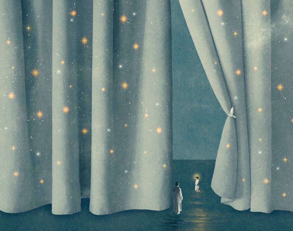 As the soul lingered in prayer, the Spirit of Love gently drew aside the veil of earthly things, allowing her to behold a little, radiant Child crowned with thorns, who watches over all creation, sustaining the world in being.