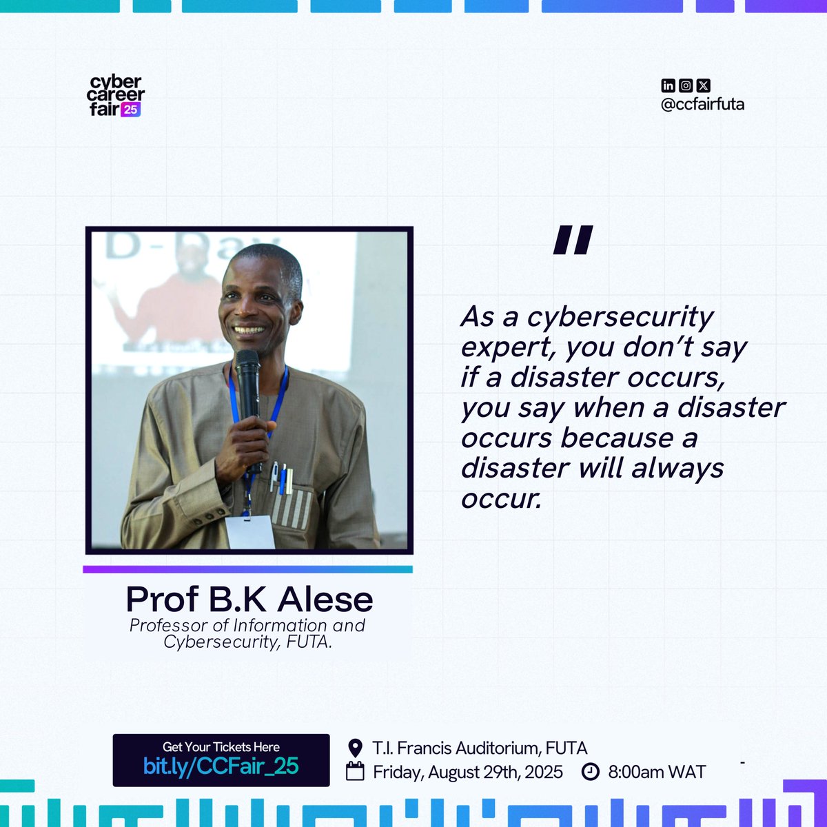 Cyber Career Fair FUTA tweet media