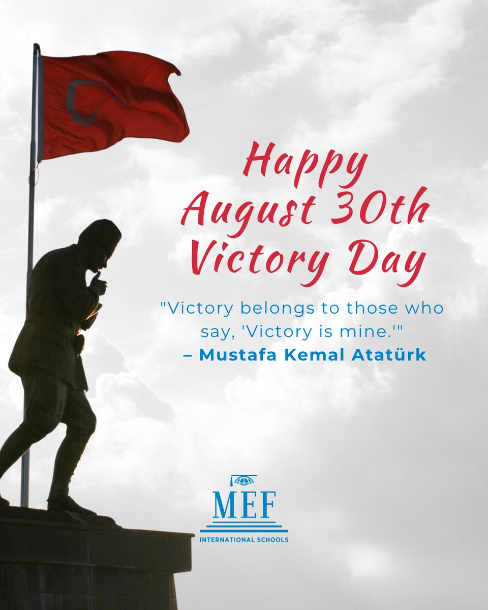 Happy August 30th Victory Day.

#MEFInternationalSchools